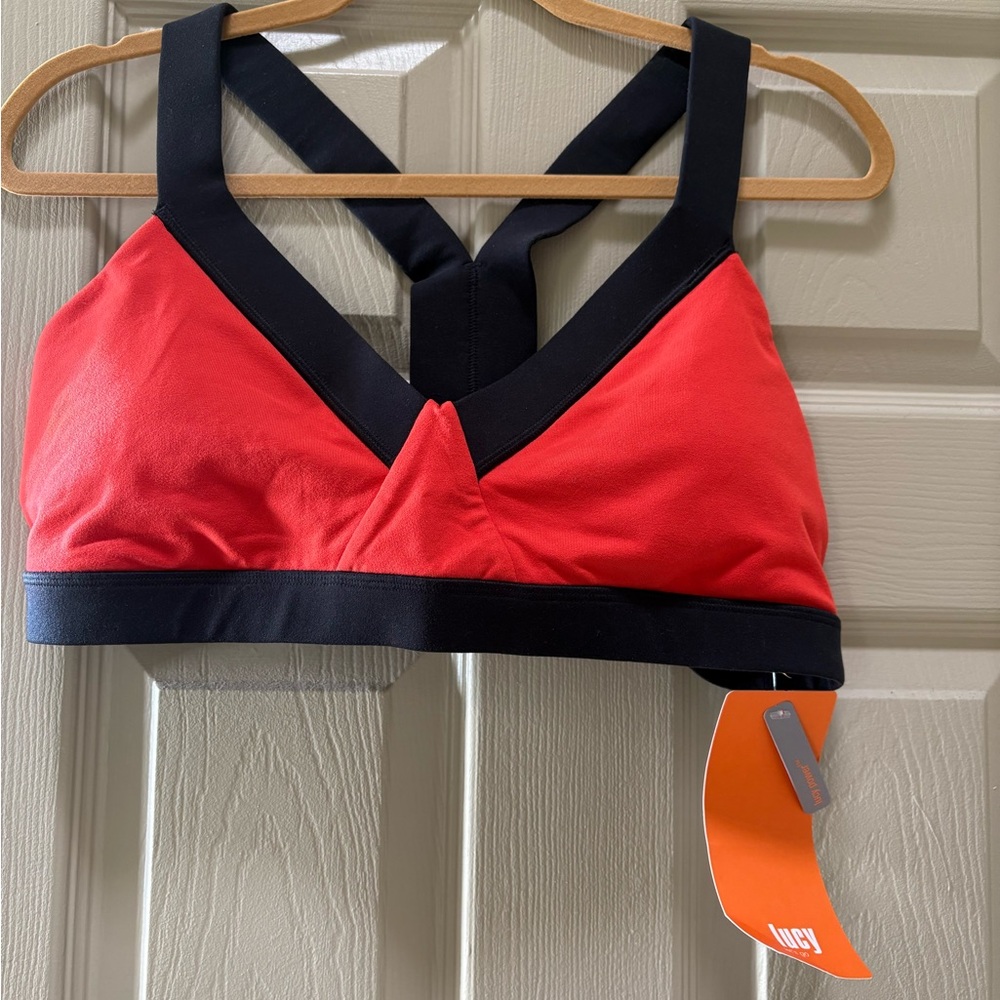Lucy Bra, red & black, XL